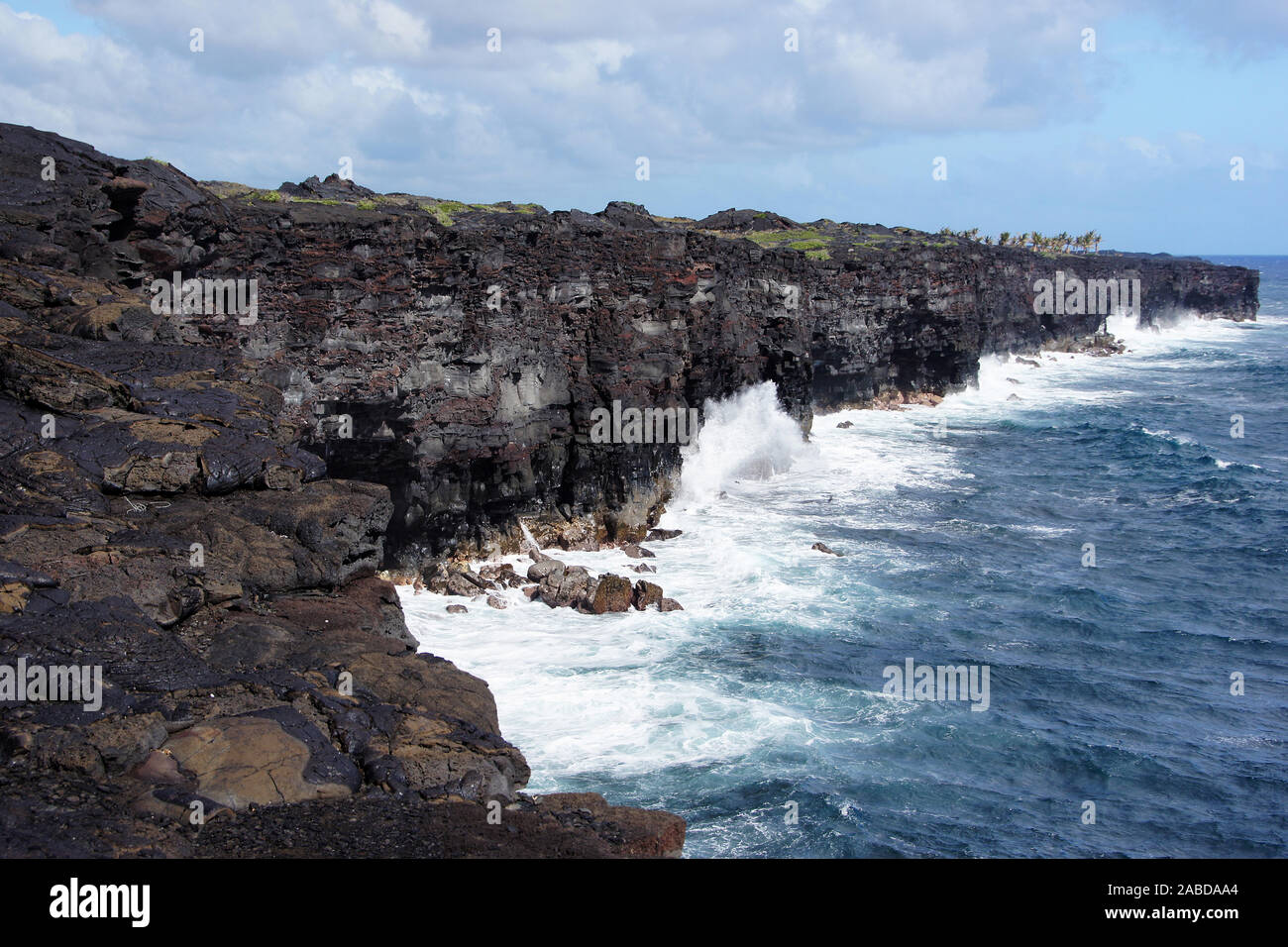 Lava-Landschaft auf Hawaii, USA Stock Photo