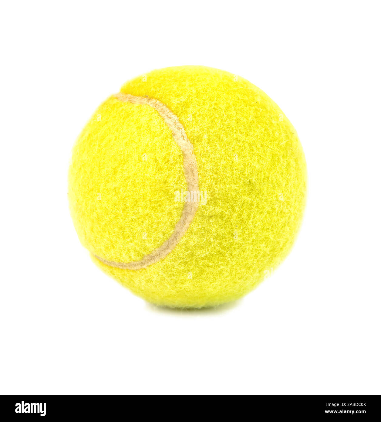 Tennis ball isolated on white background Stock Photo