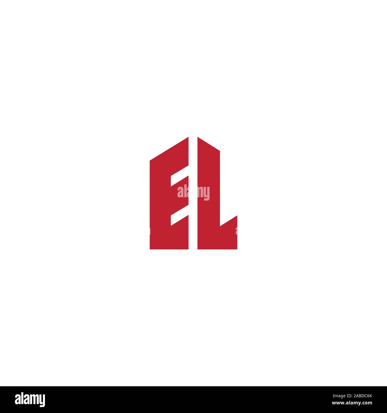 El letter logo Cut Out Stock Images Pictures Alamy