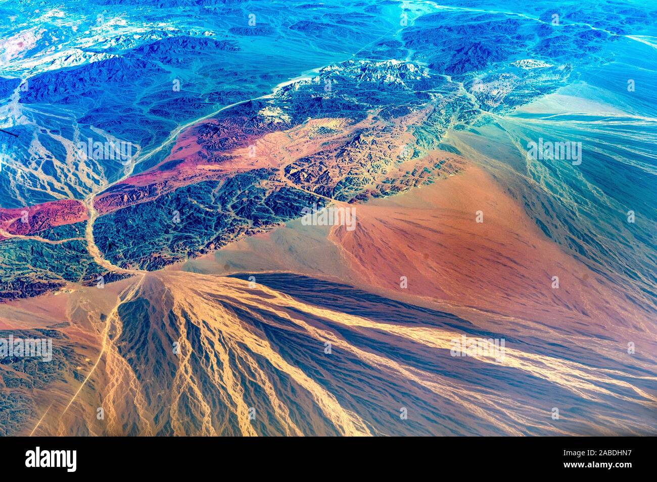 Rivers And Desert From Above High Resolution Stock Photography And Images Alamy