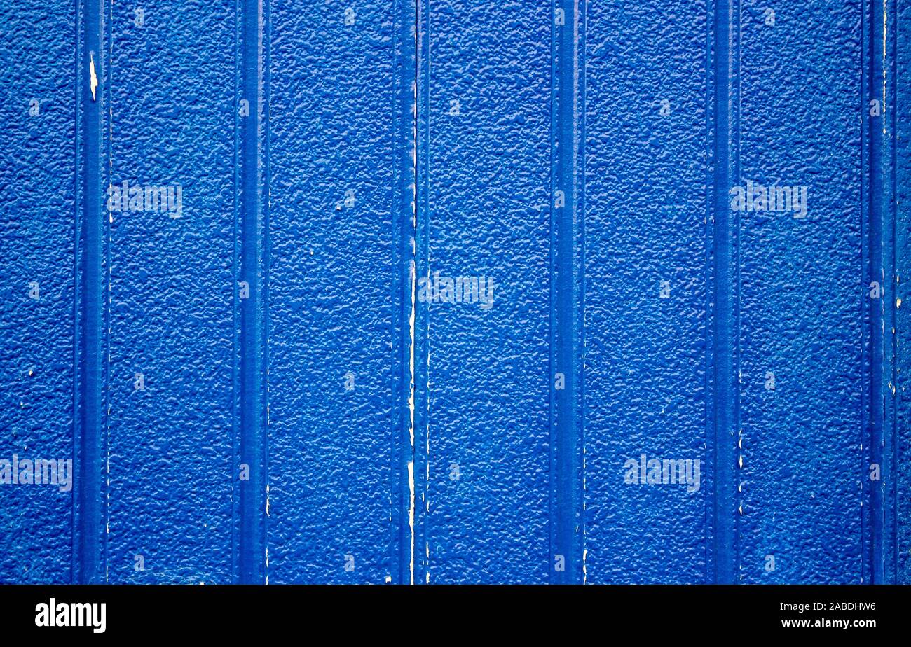 Blue metal siding wall texture Stock Photo - Alamy