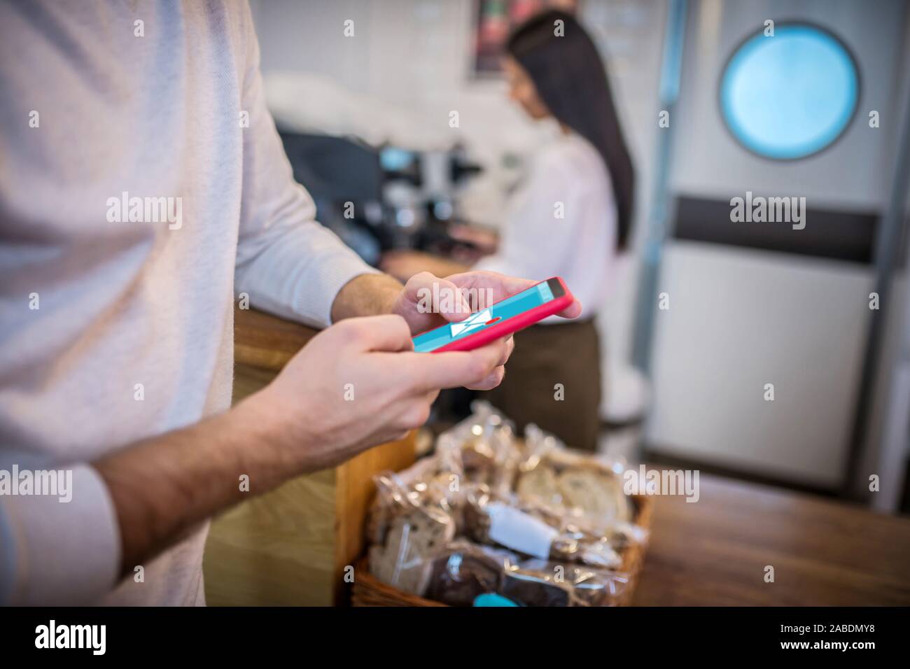 Typing email phone hi-res stock photography and images - Alamy