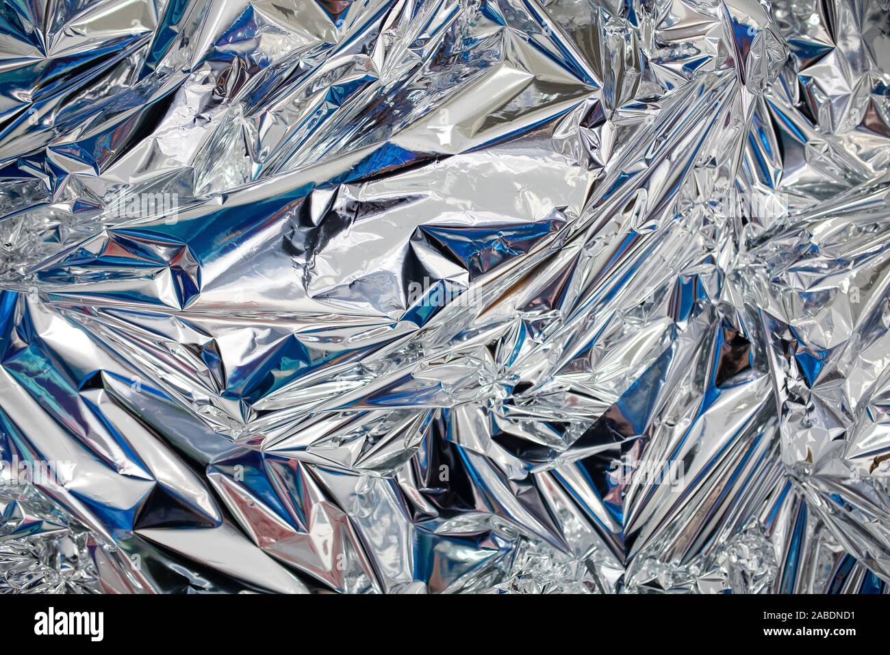 Smooth Silver Foil Texture