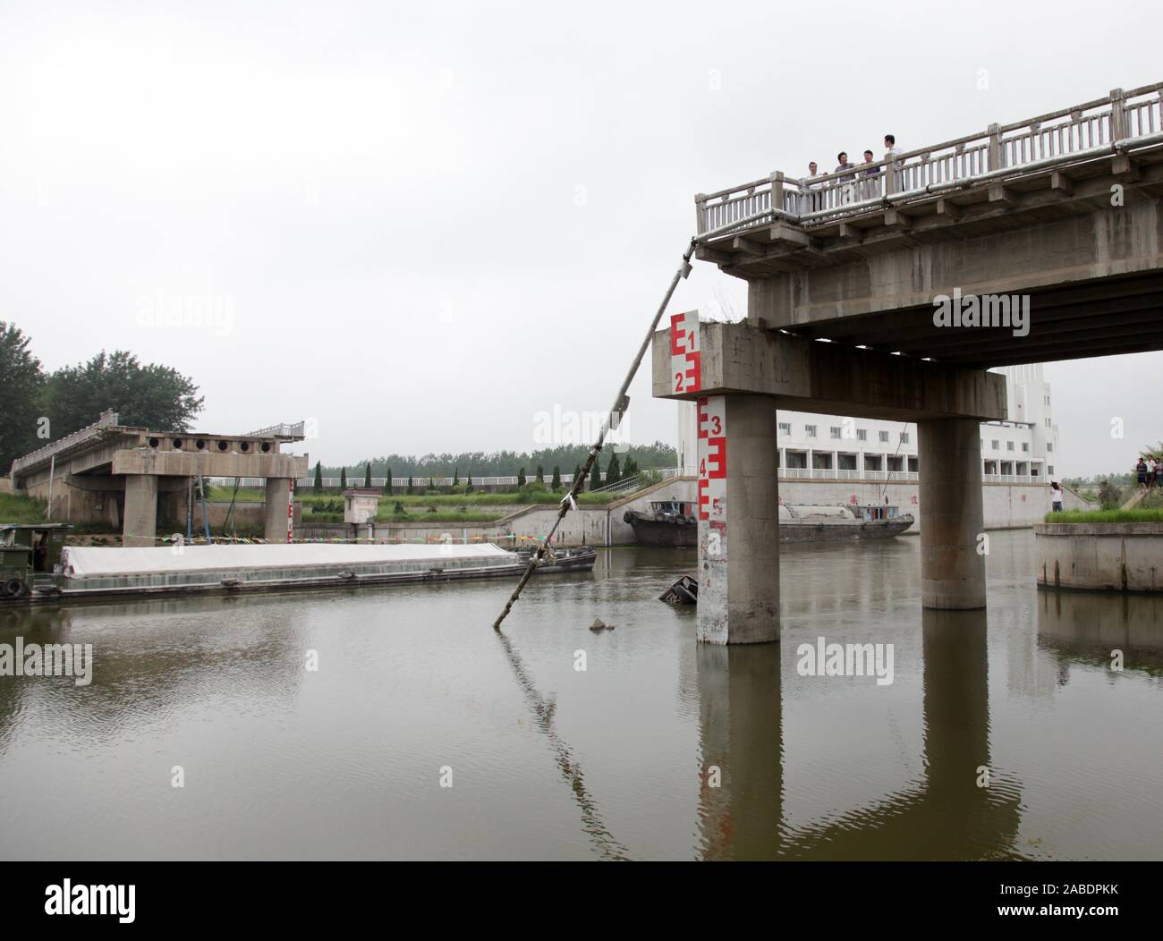 FILEChina National Highway 328 Binhai section collapsed due to two