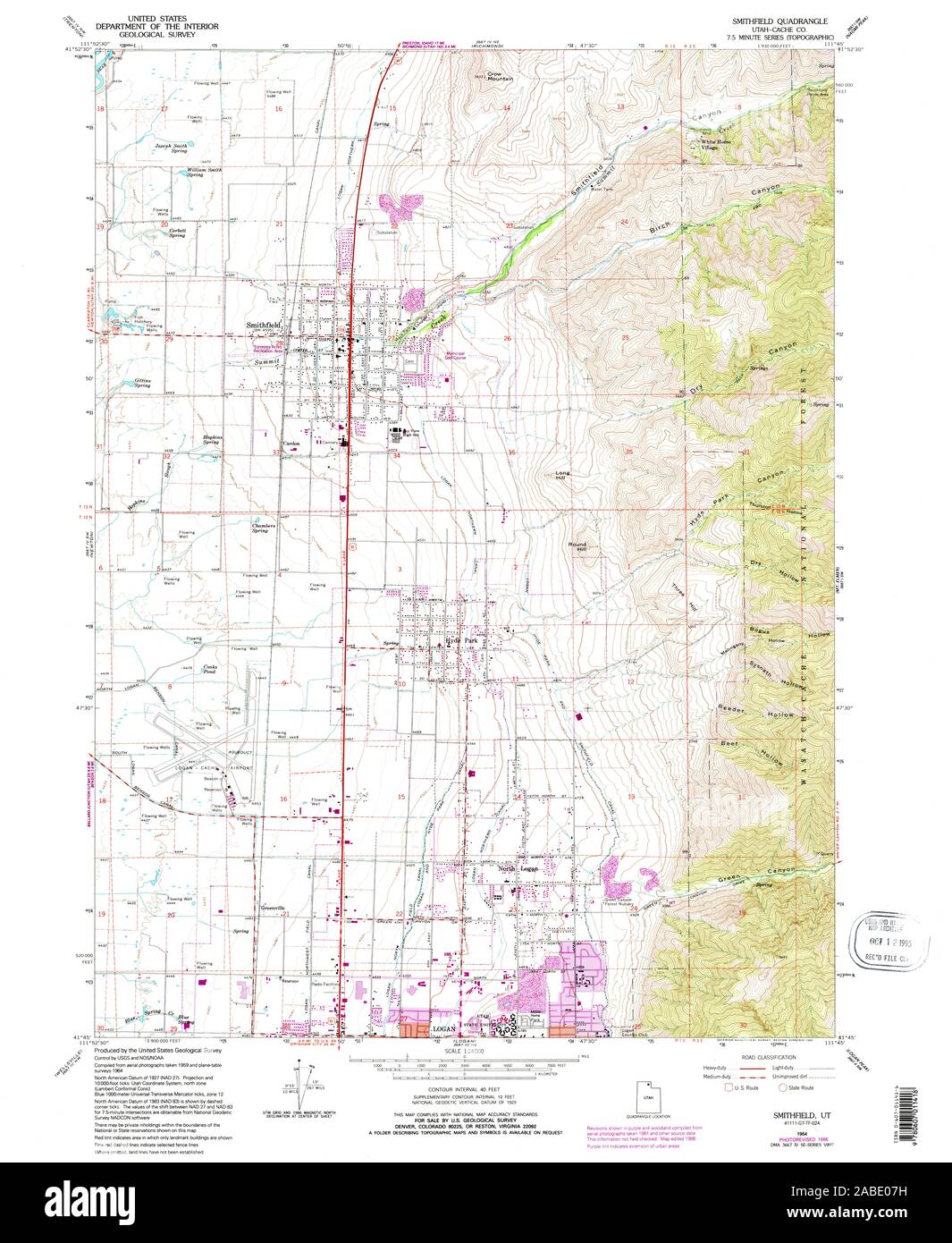 Map of smithfield Cut Out Stock Images & Pictures Alamy