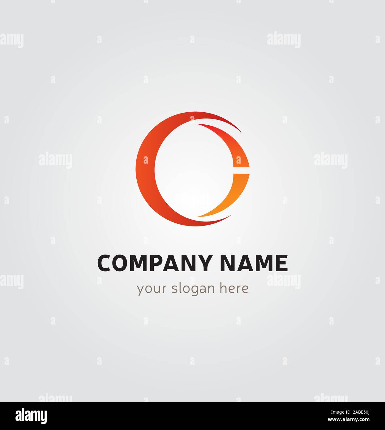 Single Logo - C letter Icon for Consulting Communications Company Business Stock Vector