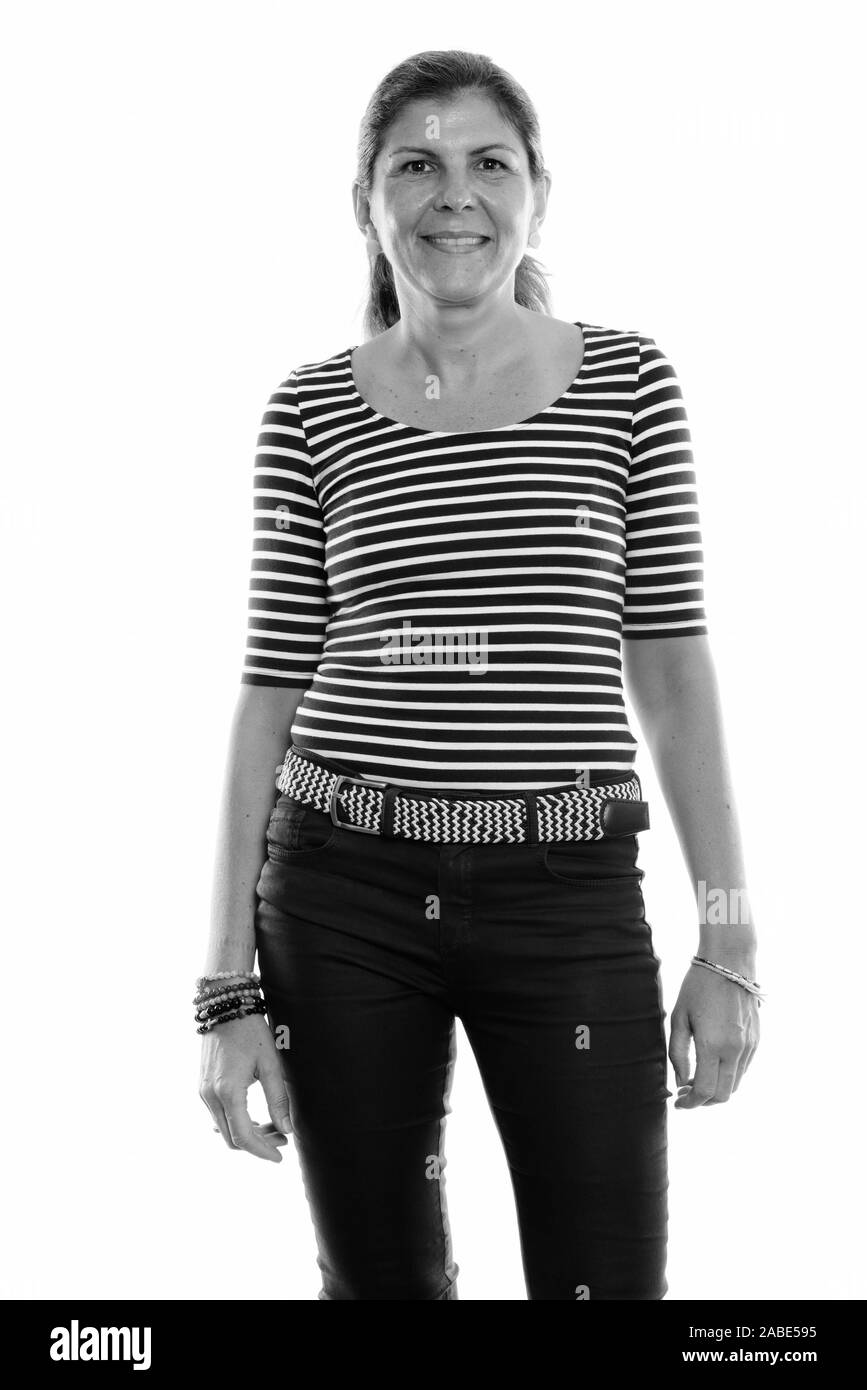 Mature beautiful woman smiling hi-res stock photography and images - Alamy