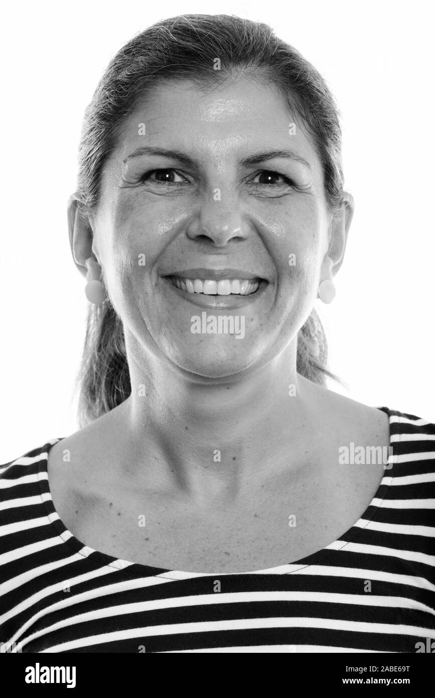 Mature woman face, portrait hi-res stock photography and images - Alamy