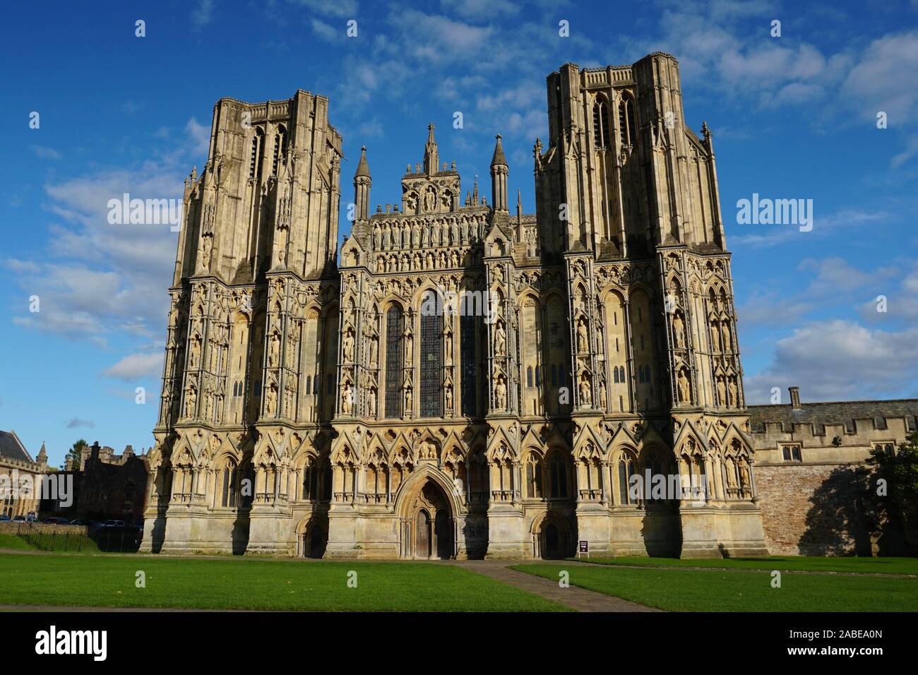 Wells Cathedral West Facade High Resolution Stock Photography and ...