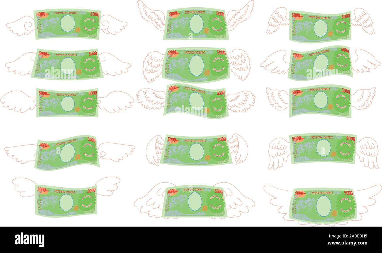 Japanese 5000 yen note hi-res stock photography and images - Alamy