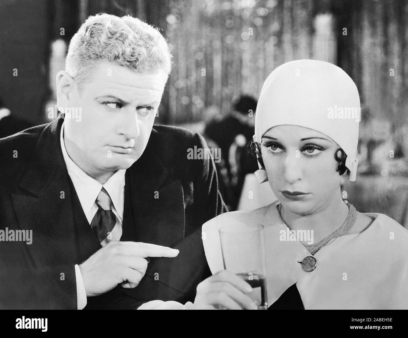 RED HOT RHYTHM, from left: Alan Hale, Anita Garvin, 1929 Stock Photo