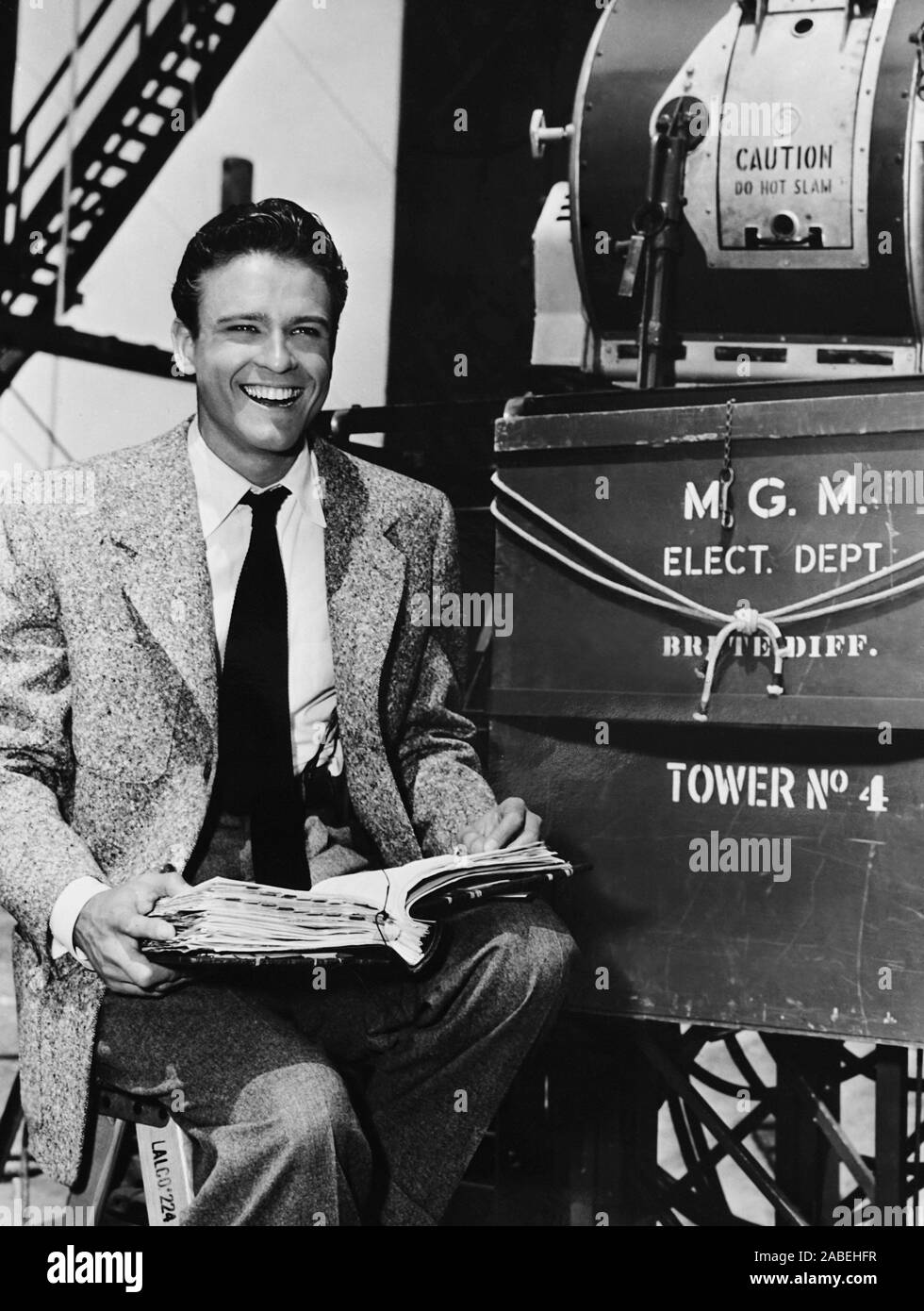 RHAPSODY, John Ericson on set, 1954 Stock Photo - Alamy