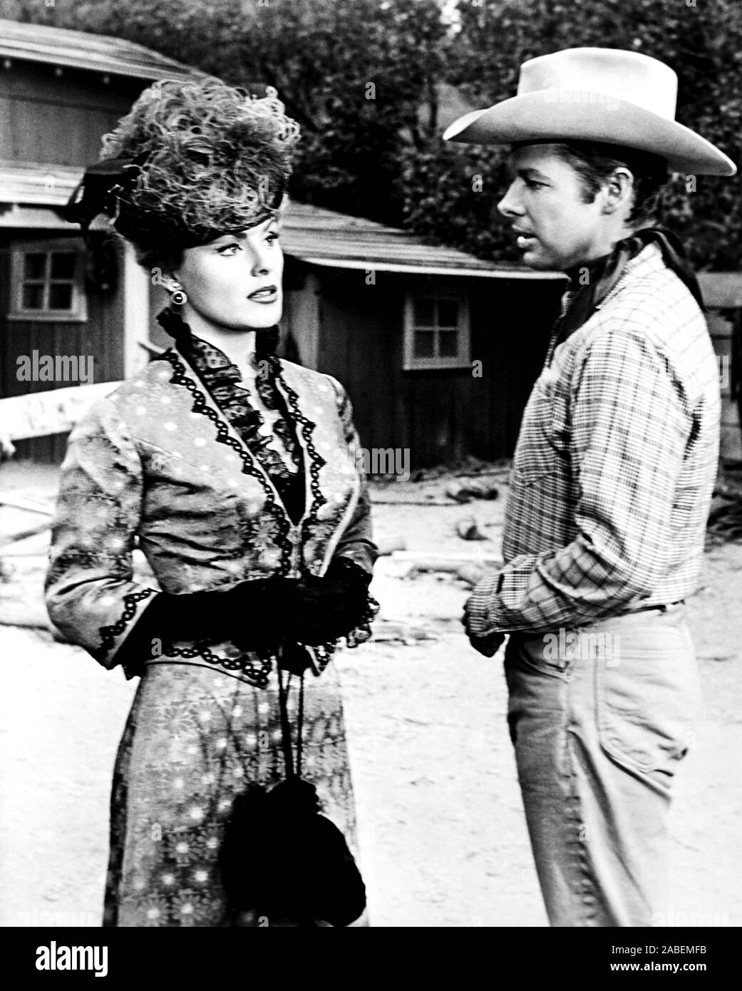 SHOWDOWN, from left, Kathleen Crowley, Audie Murphy, 1963 Stock Photo ...
