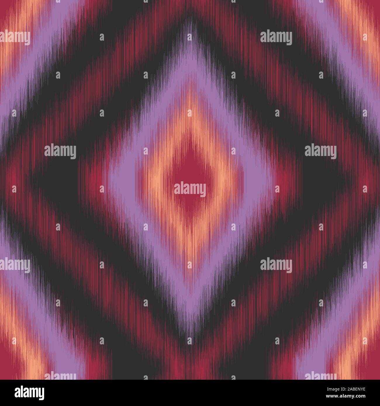 Diamond ikat fuzzy blurry seamless pattern swatch Stock Vector Image ...