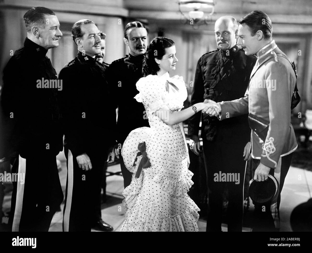 Martin Good Rider SUSANNAH OF THE MOUNTIES, front, from left, Margaret Lockwood, Randolph ...