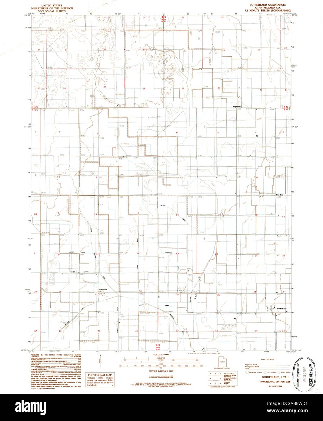 Map of sutherland Cut Out Stock Images & Pictures Alamy