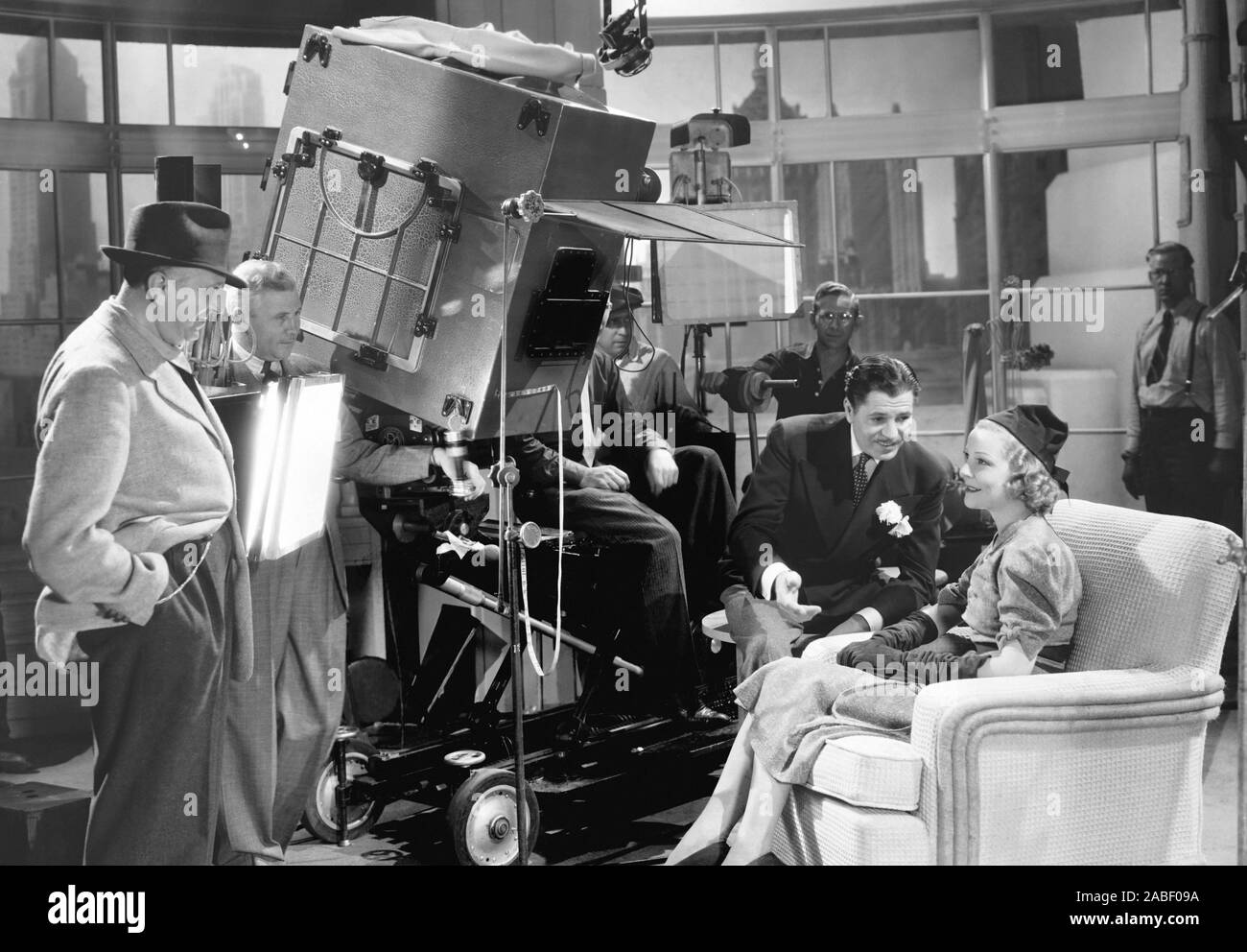 VOGUES OF 1938 Director Irving Cummings standing Front Filming vogues-of-1938-director-irving-cummings-standing-front-filming