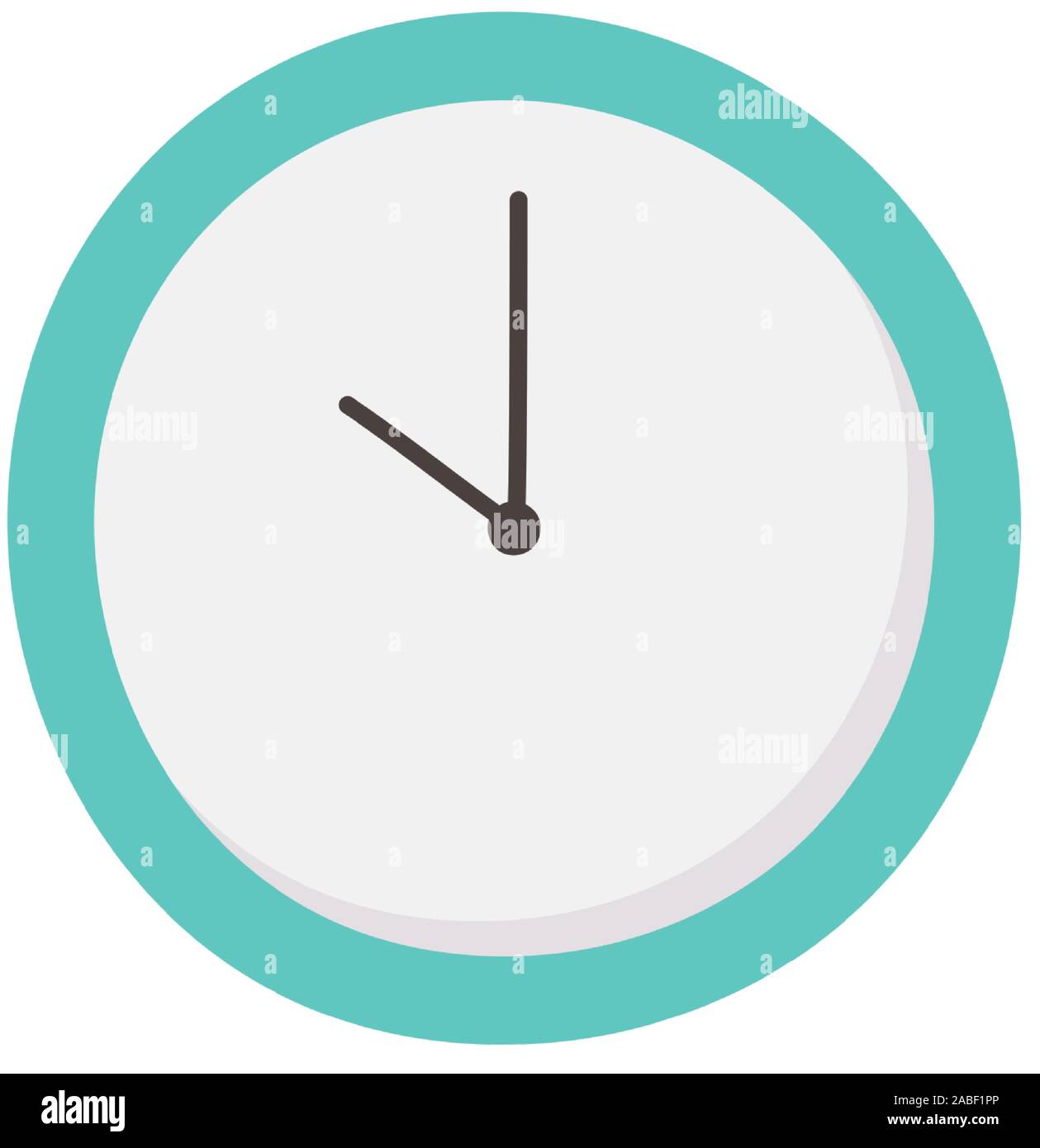 Clock design, Time tool instrument second deadline measure and measure theme Vector illustration Stock Vector