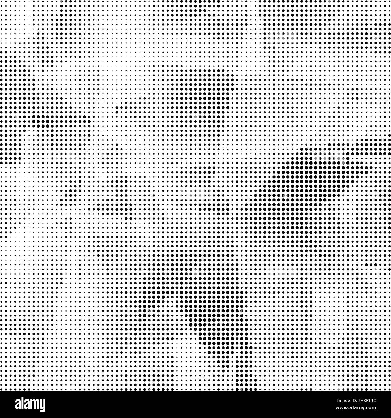 Halftone Pattern. Set of Dots. Dotted Texture. Overlay Grunge Template ...