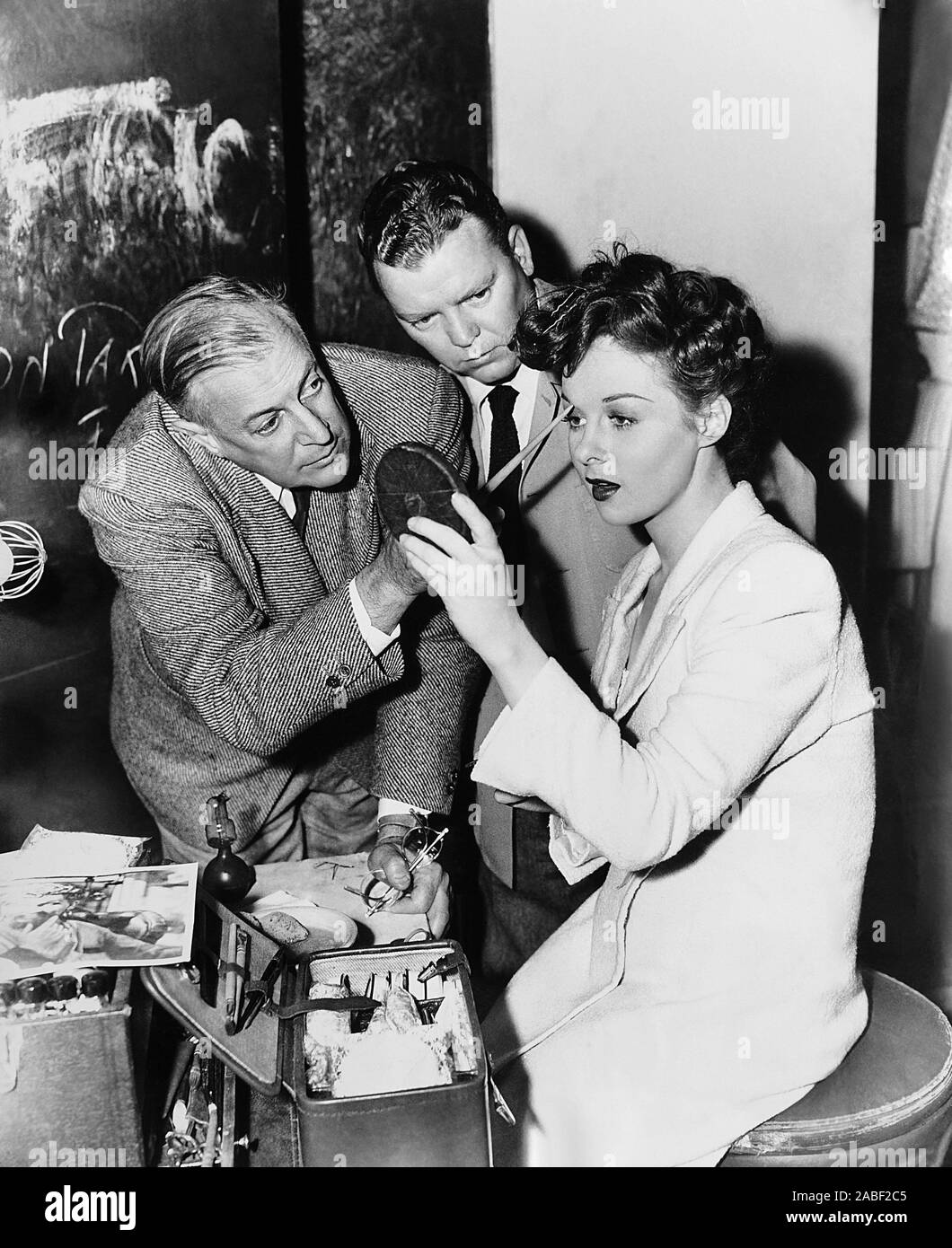 YOUNG AND WILLING, from left director Edward H. Griffith, makeup