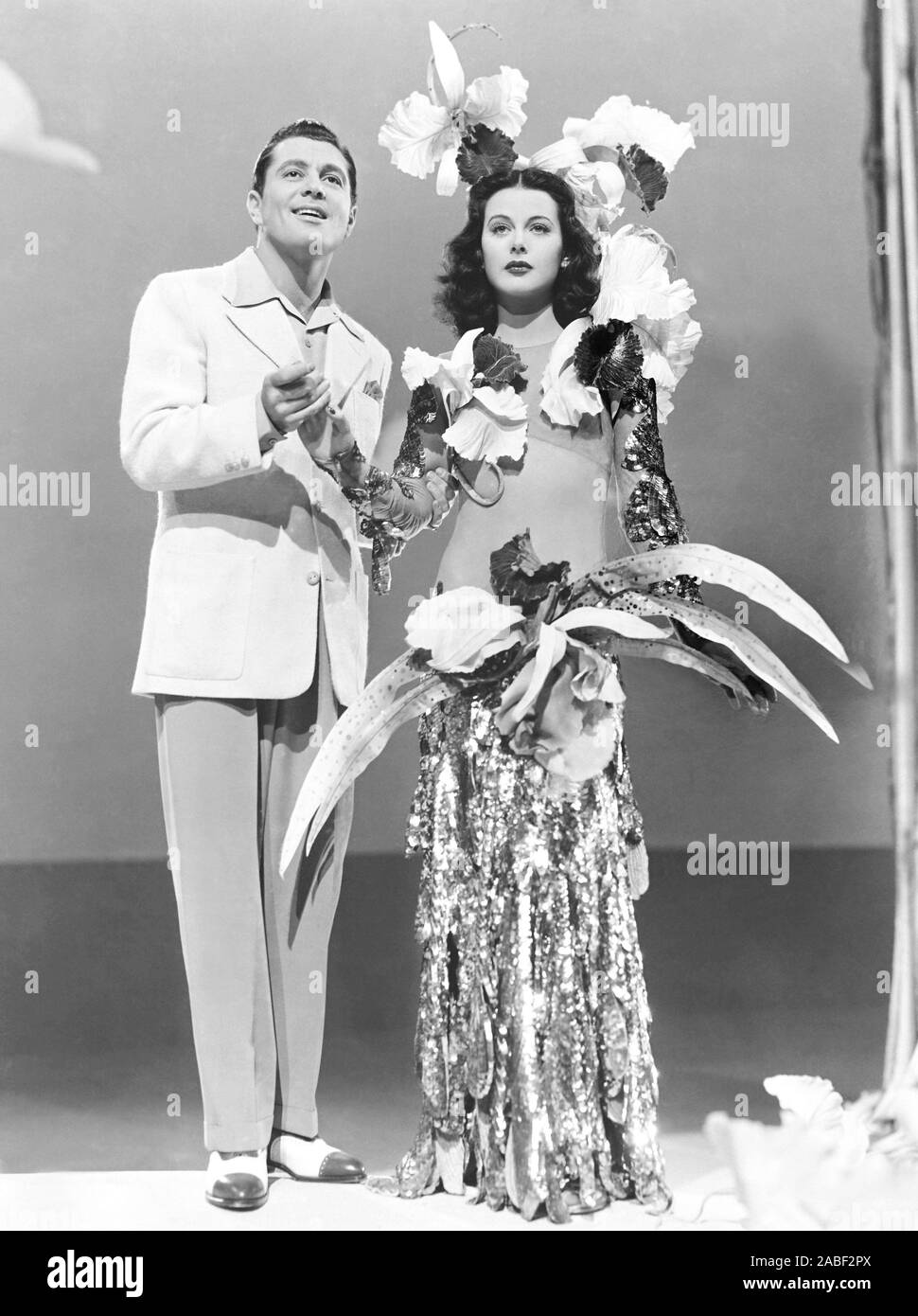 ZIEGFELD GIRL, from left, Tony Martin, Hedy Lamarr (in showgirl costume by  Adrian), 1941 Stock Photo - Alamy