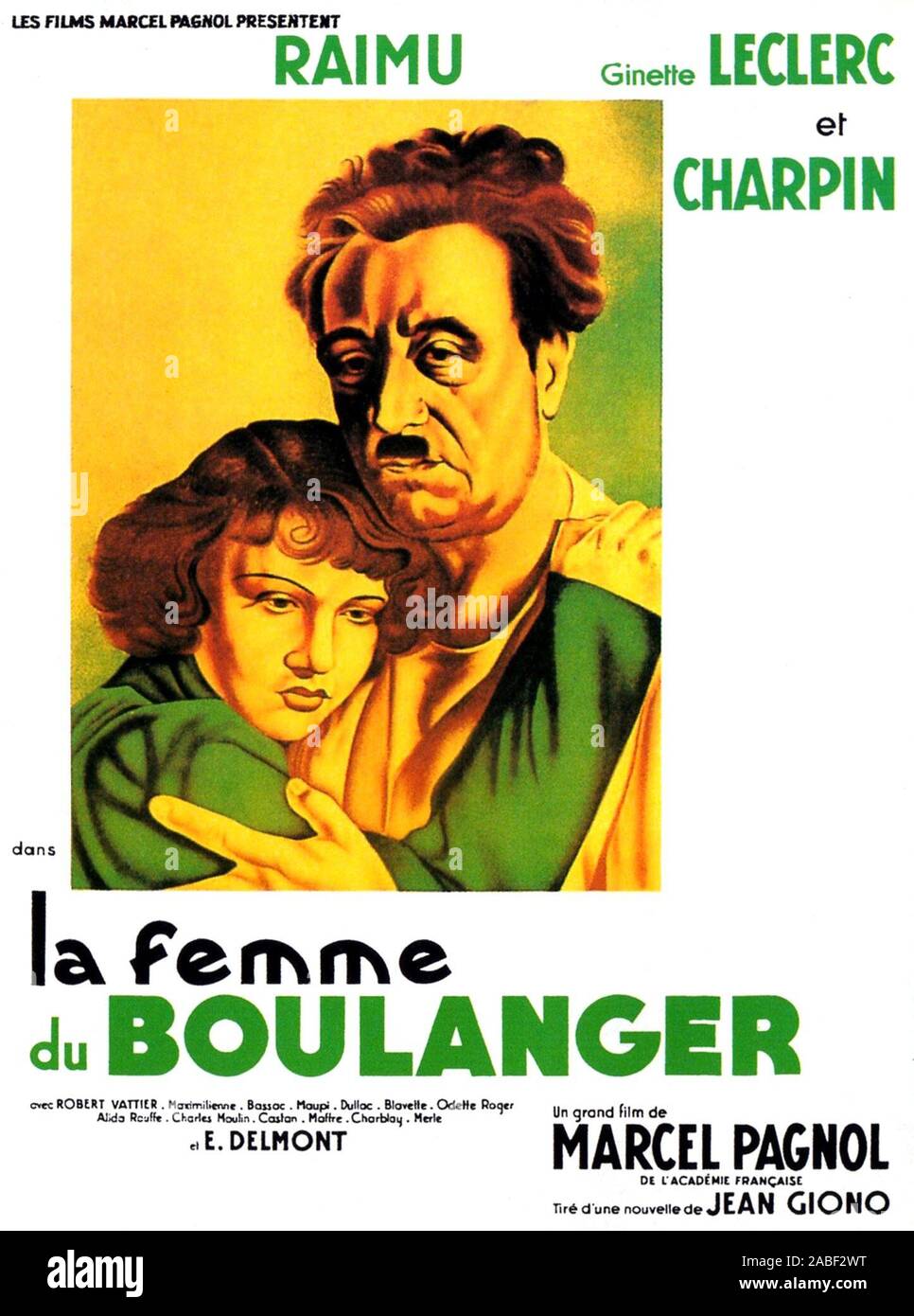 THE BAKER'S WIFE, (aka LA FEMME DU BOULANGER), poster from France, from left Leclerc THE BAKER'S WIFE, (aka LA FEMME DU BOULANGER), poster from France, from left Leclerc