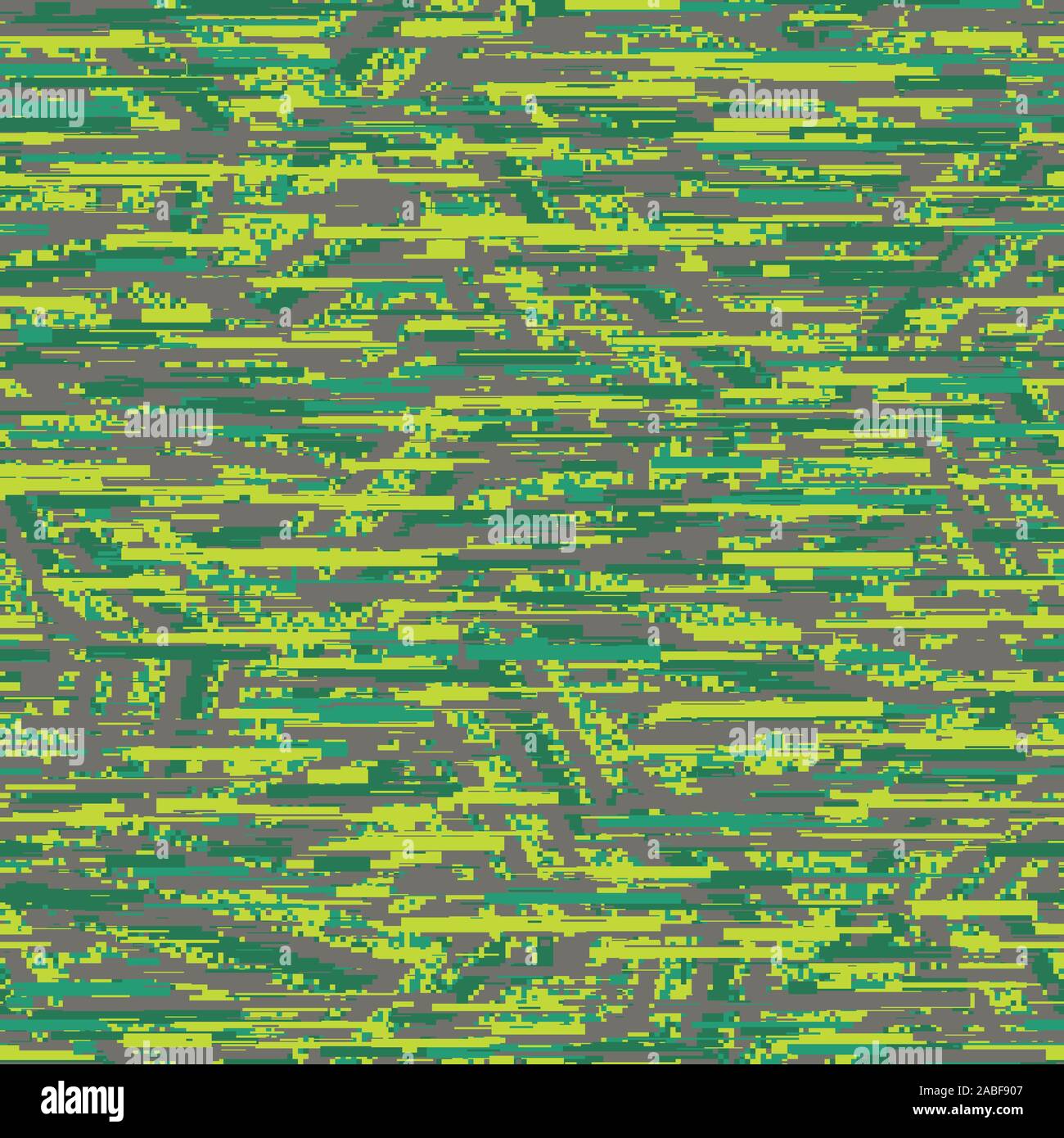 Techno glitch error bug seamless pattern swatch Stock Vector