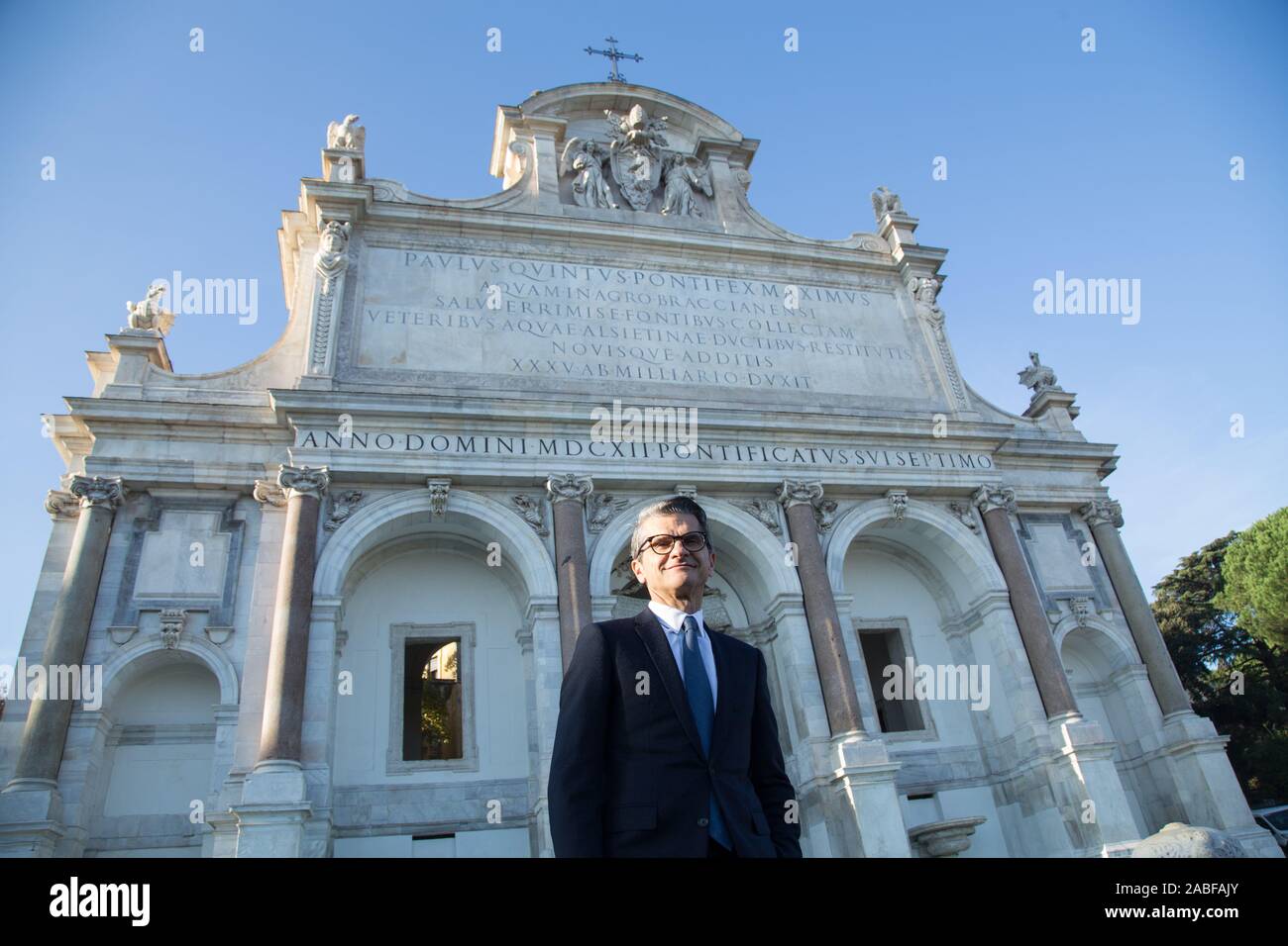 Pietro Beccari, the Chairman and CEO of Fendi and his wife at the  inauguration of the first Fendi boutique in Germany in the  Maximilianstrasse in Munich Stock Photo - Alamy