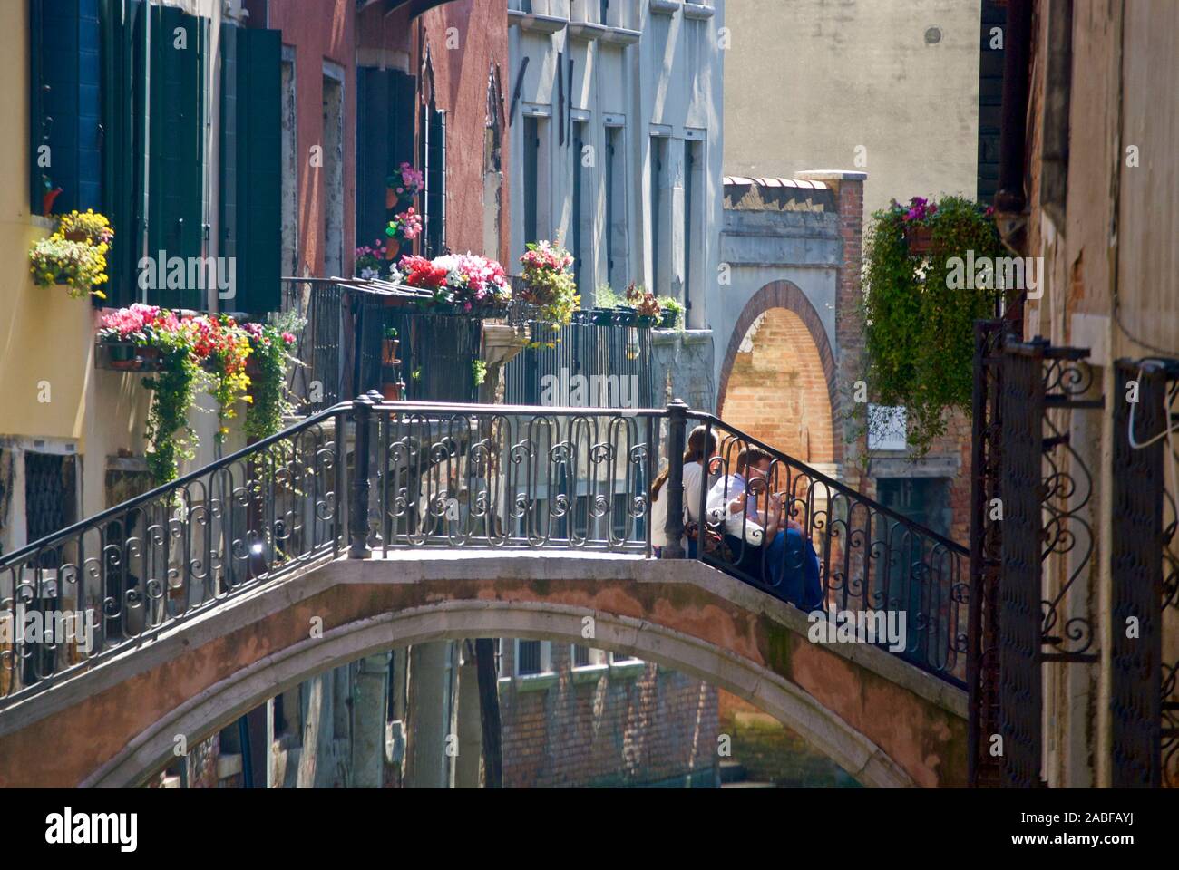 Beautiful old venetian bridge hi-res stock photography and images - Alamy