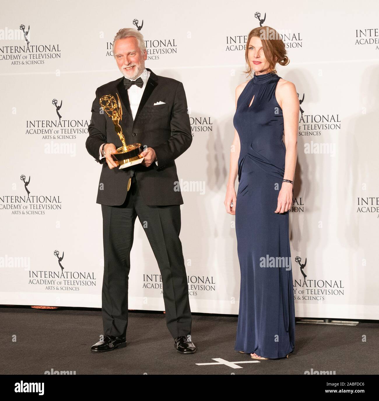 Hans Pool, Femke Wolting winner best documentary attend 47th International  Emmy Awards at Hilton hotel (Photo by Lev Radin/Pacific Press Stock Photo -  Alamy