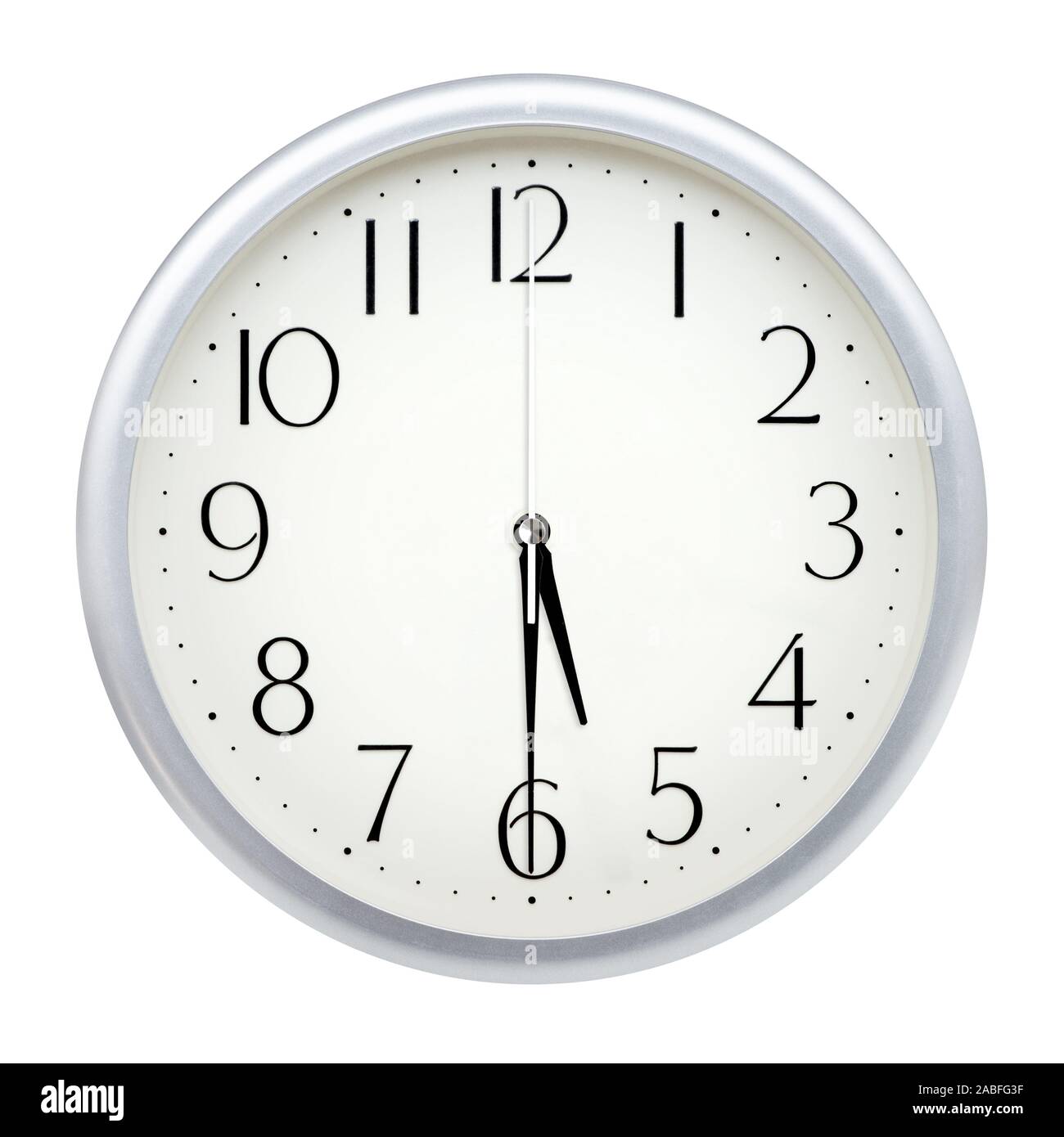 Clock six thirty not illustration hi-res stock photography and images -  Alamy
