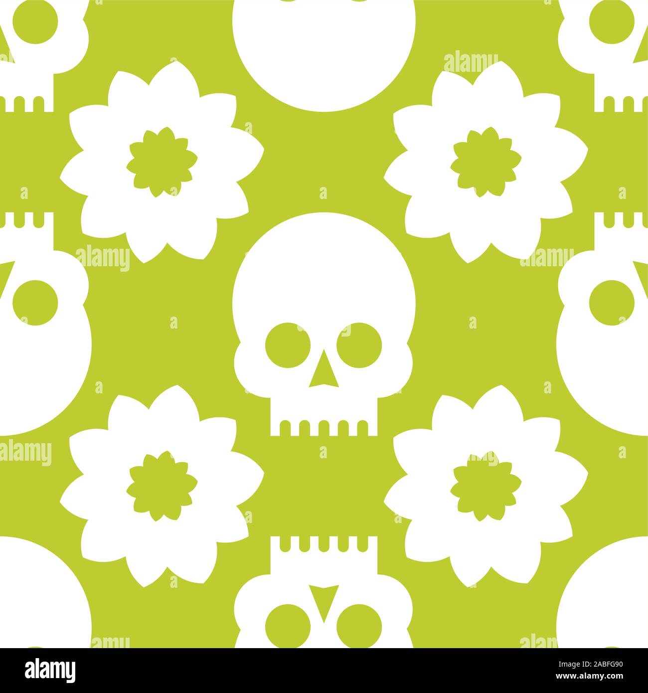 Skulls seamless pattern Stock Vector Image & Art - Alamy