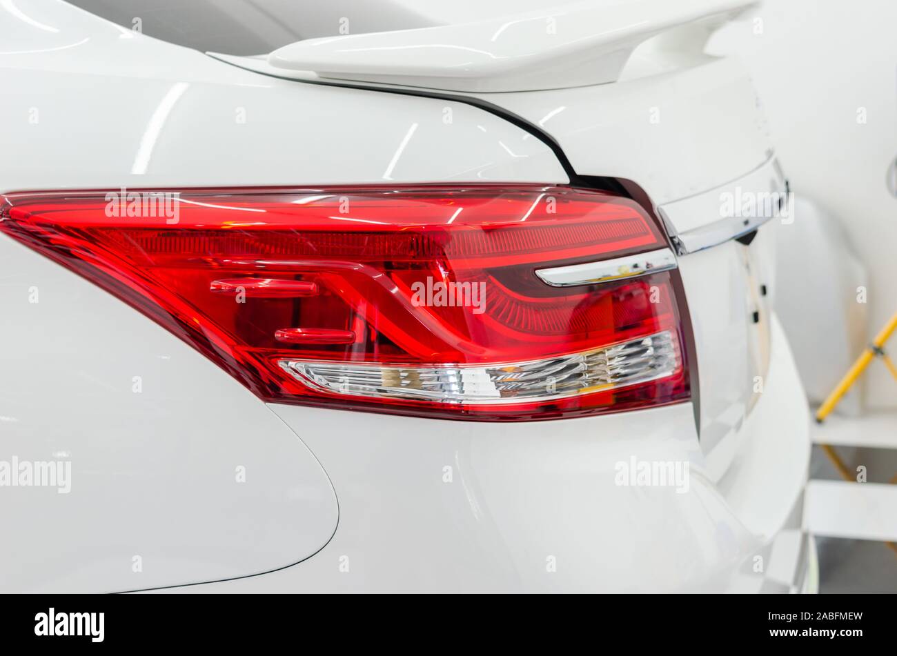Rear view modern car hi-res stock photography and images - Alamy