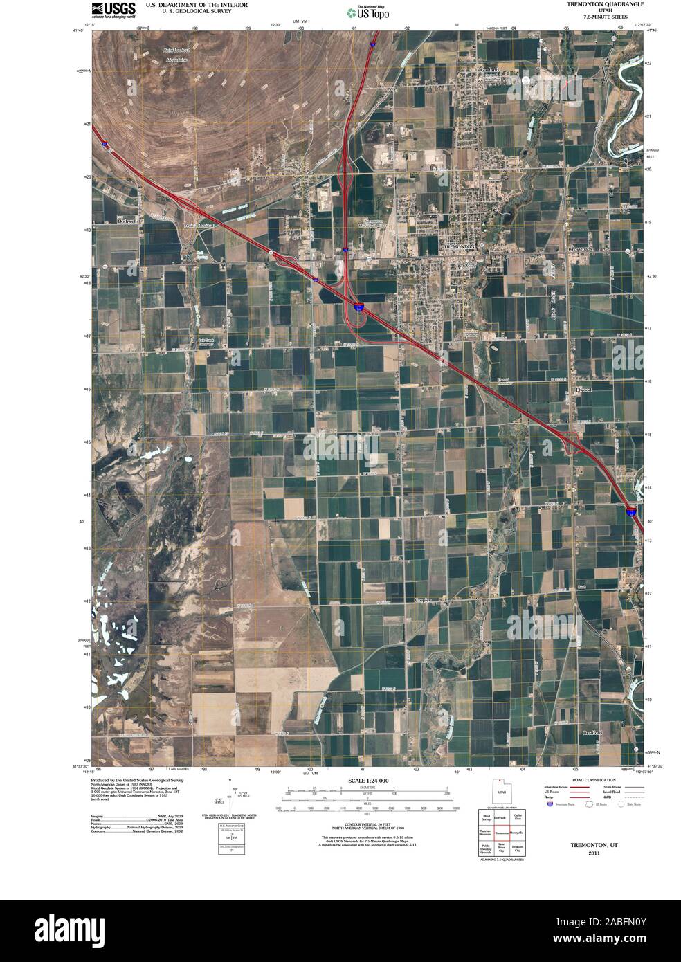 Map of tremonton hires stock photography and images Alamy
