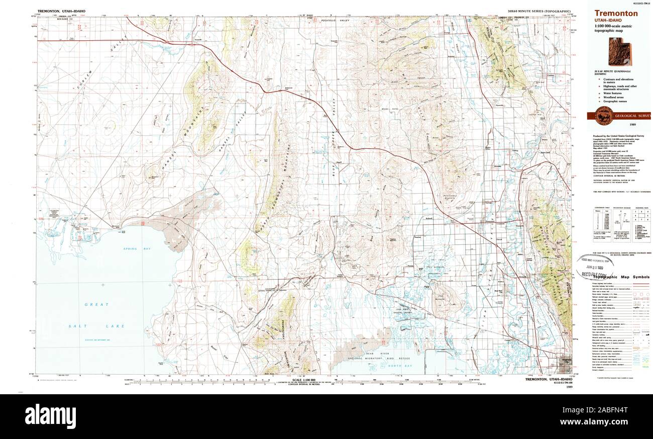 Tremonton map Cut Out Stock Images & Pictures Alamy