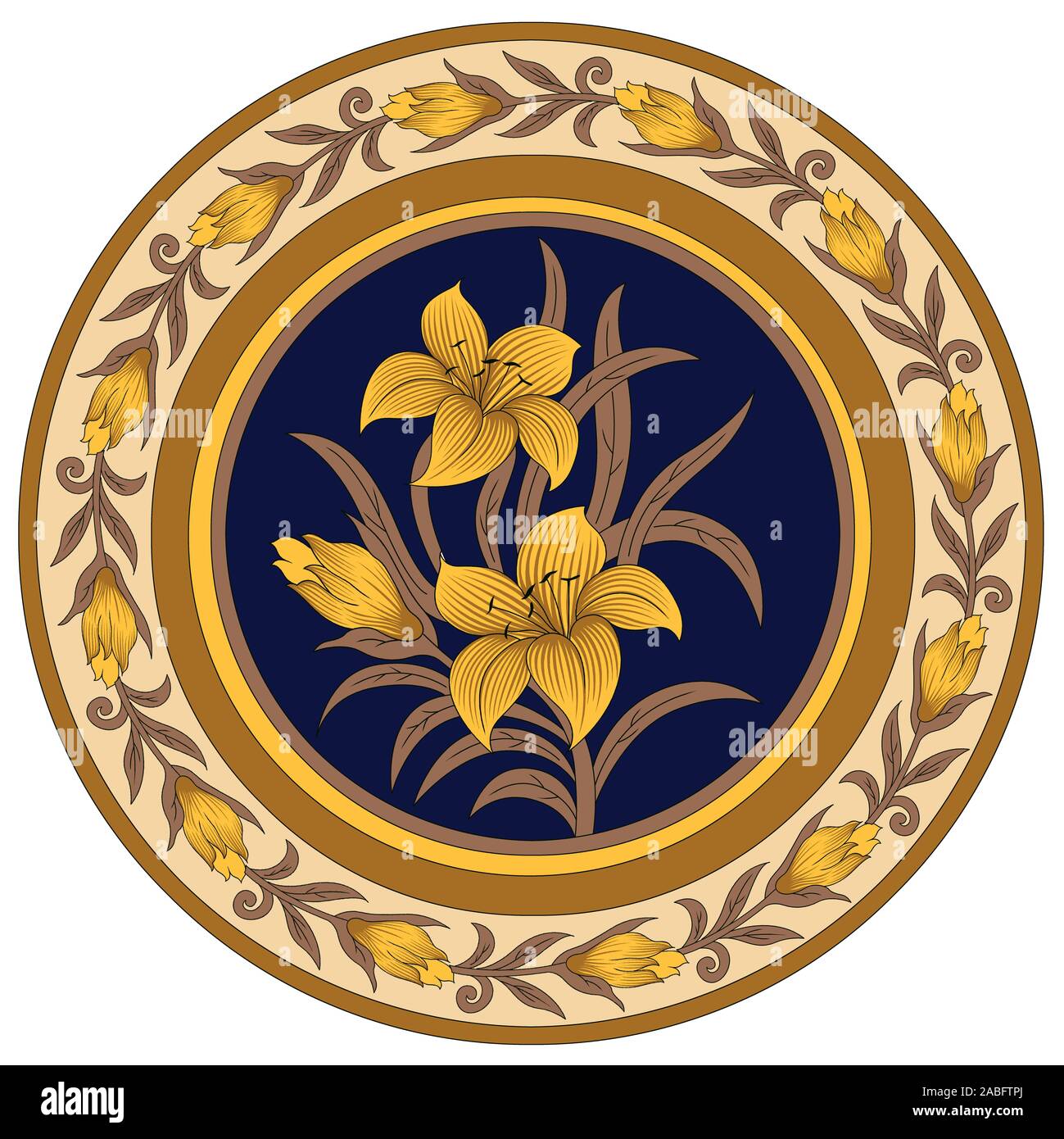 Floral wallpaper background hi-res stock photography and images - Alamy