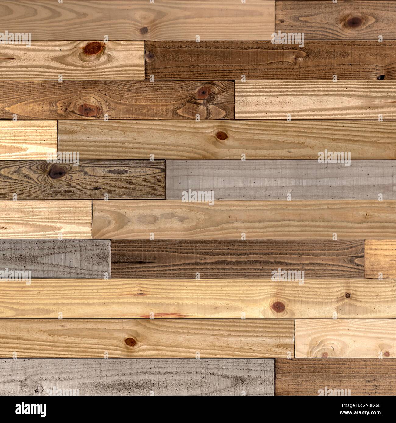 wooden wall panelling wallpaper Stock Photo
