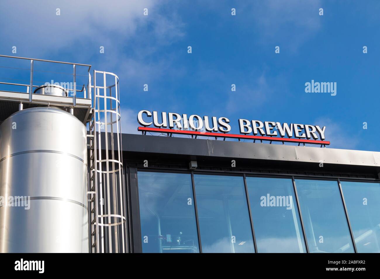Curious brewery, micro brewery, ashford, kent, uk Stock Photo