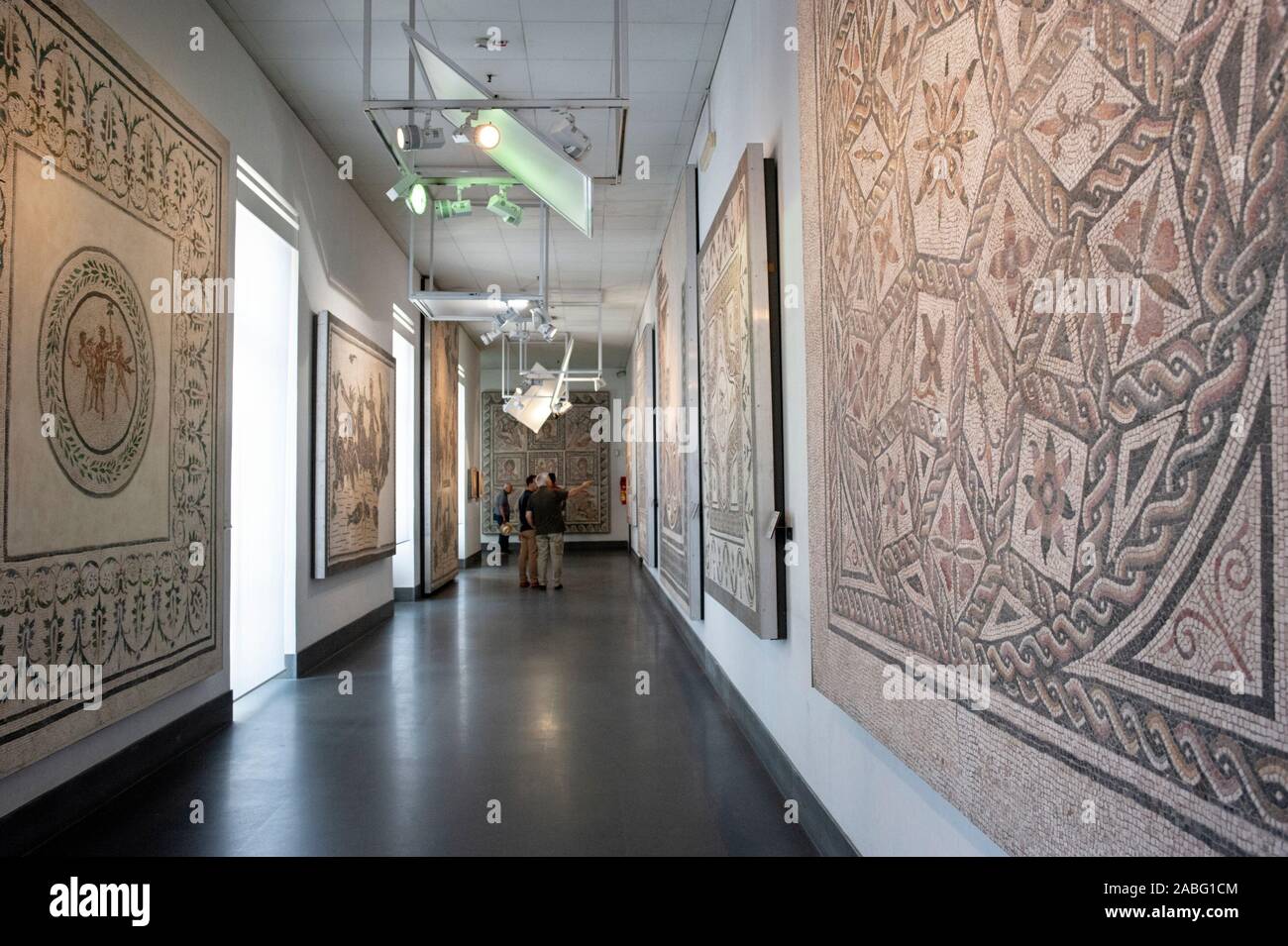 Italy, Rome, Palazzo Massimo alle Terme, Museo Nazionale Romano, National Roman Museum, roman mosaics Stock Photo