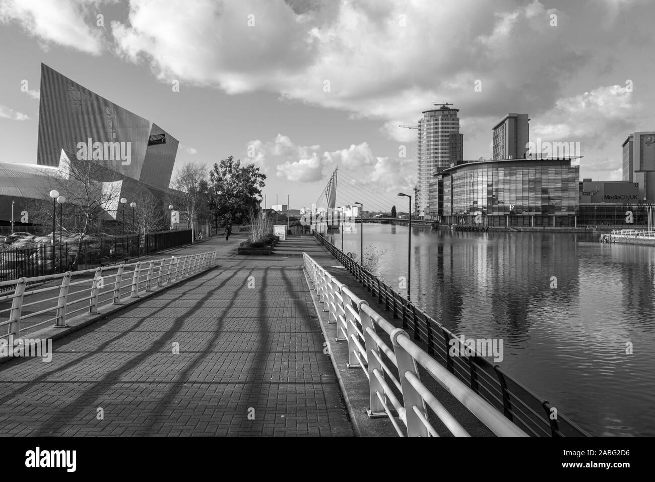 Imperial War Museum North River Irwell Stock Photo