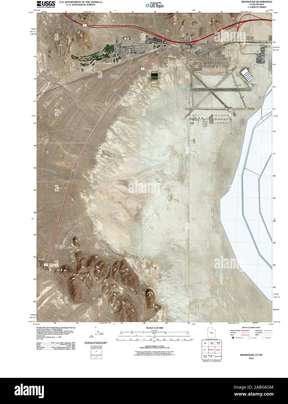 Map of wendover hi-res stock photography and images - Alamy