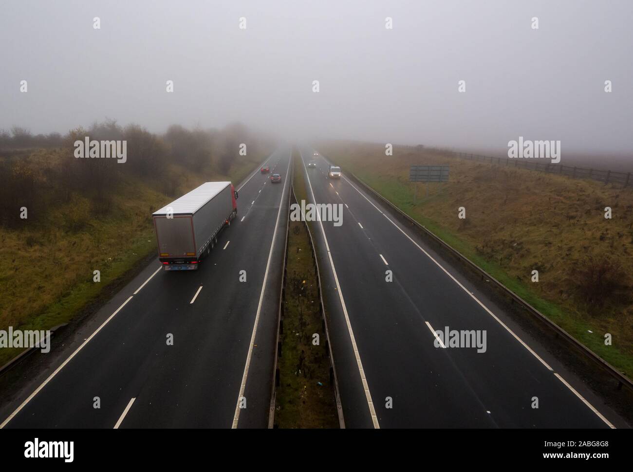 East Lothian, UK. 27th November 2019. UK Weather miserable weather
