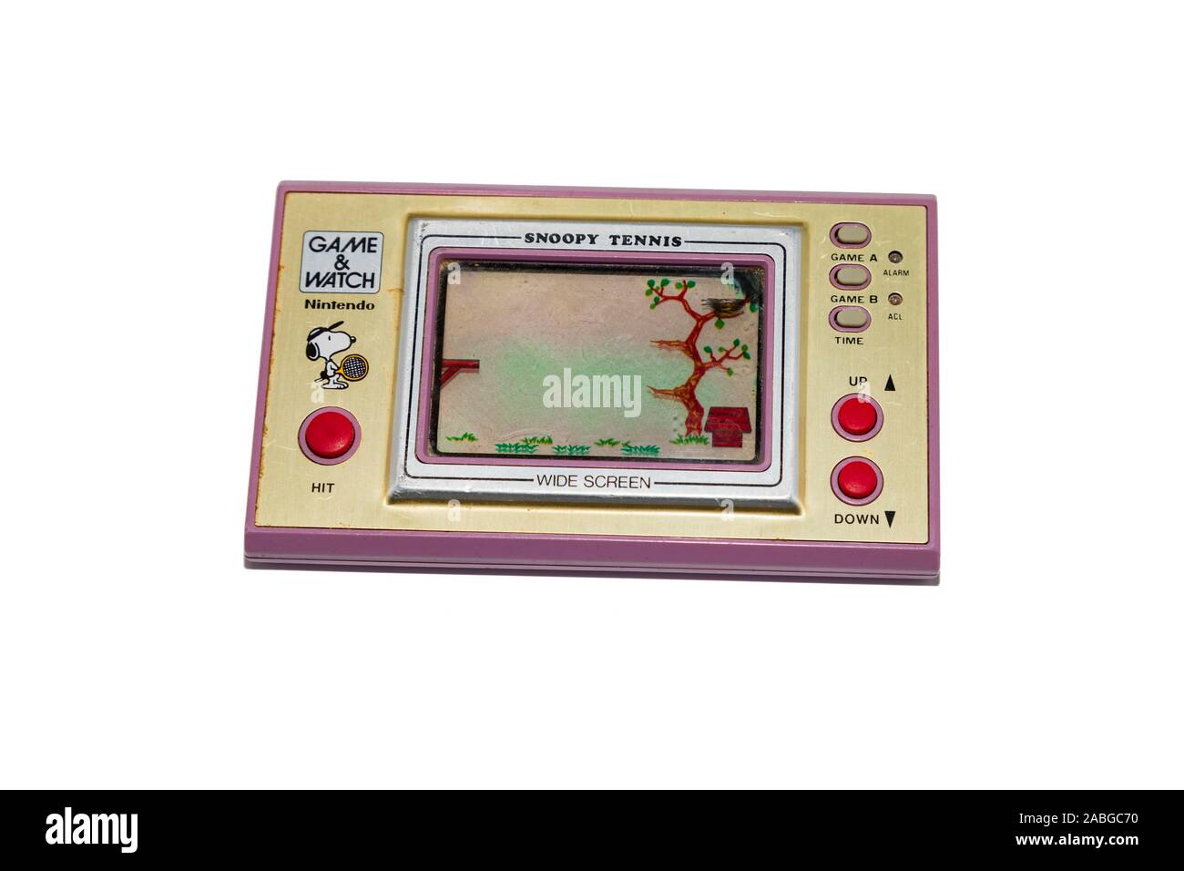 Antique Nintendo Game and Watch Snoopy Tennis handheld game from the 1980's  Stock Photo - Alamy
