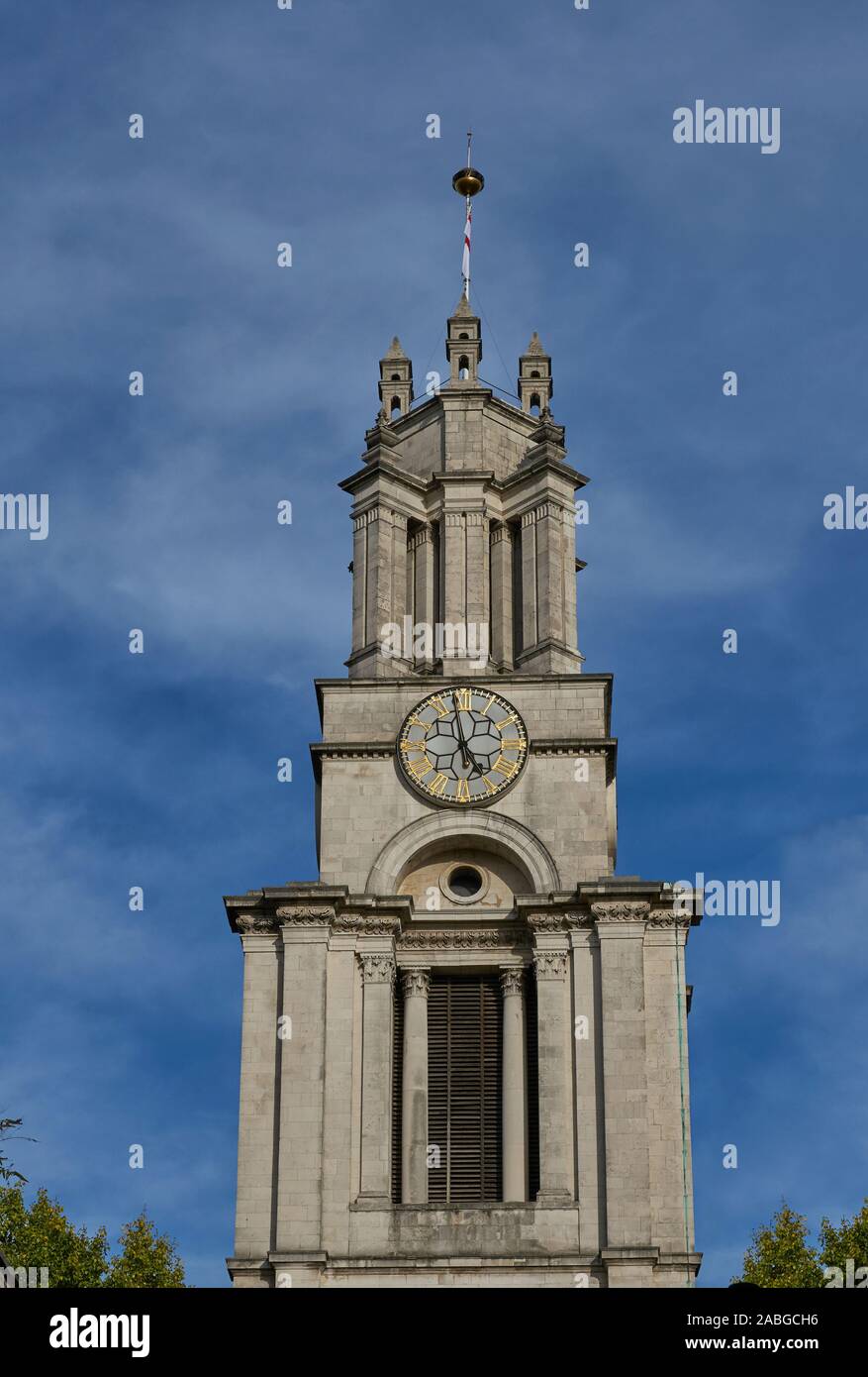 St annes church limehouse weather vane hires stock photography and
