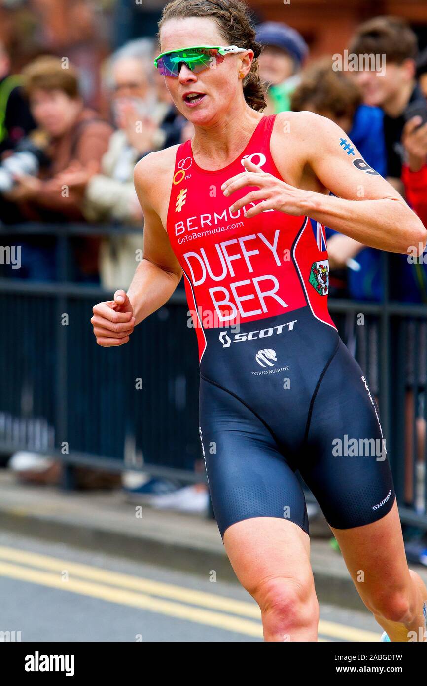 Flora Duffy - WTS Leeds Triathlon Stock Photo