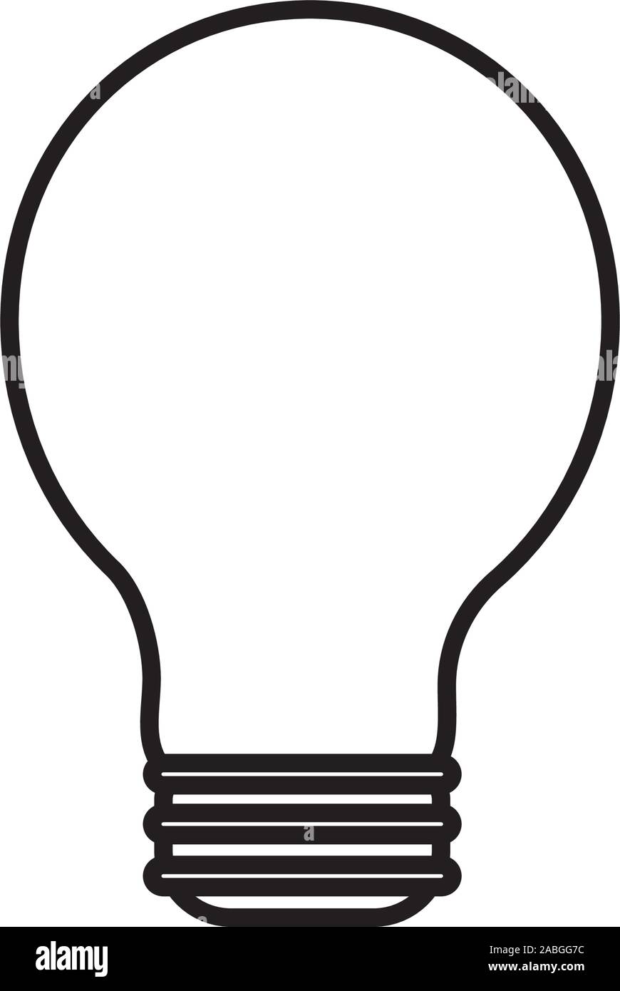 light bulb creativity idea learning online icon vector illustration ...