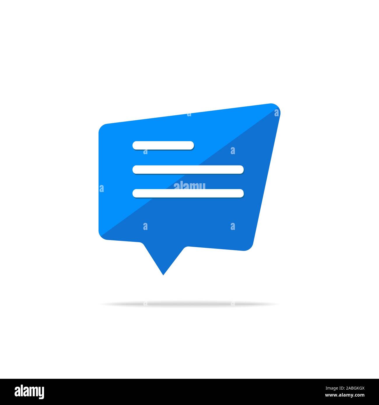 Typing in a chat bubble icon, comment sign symbol Stock Vector Image ...
