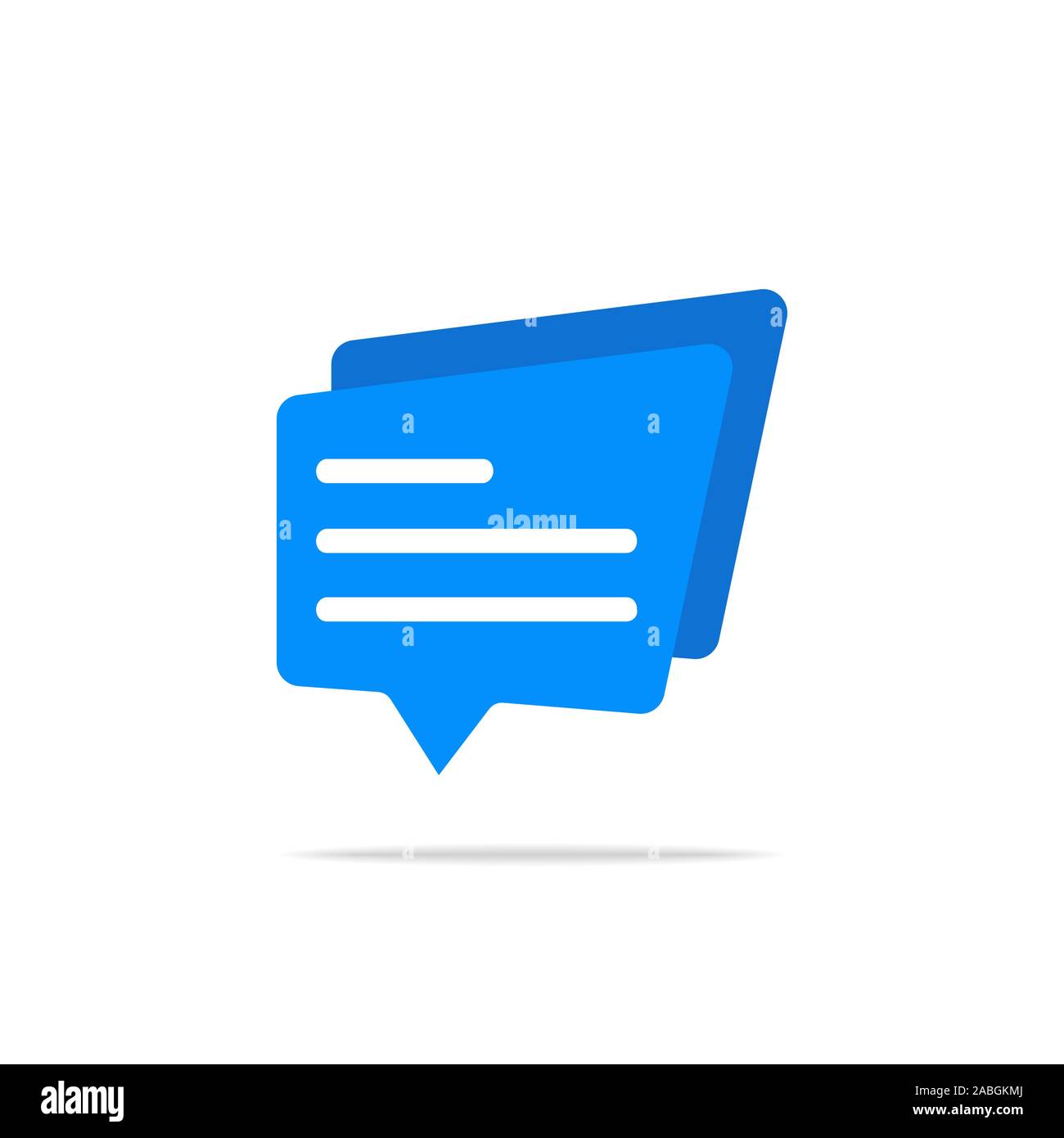 Typing in a chat bubble icon, comment sign symbol Stock Vector Image ...
