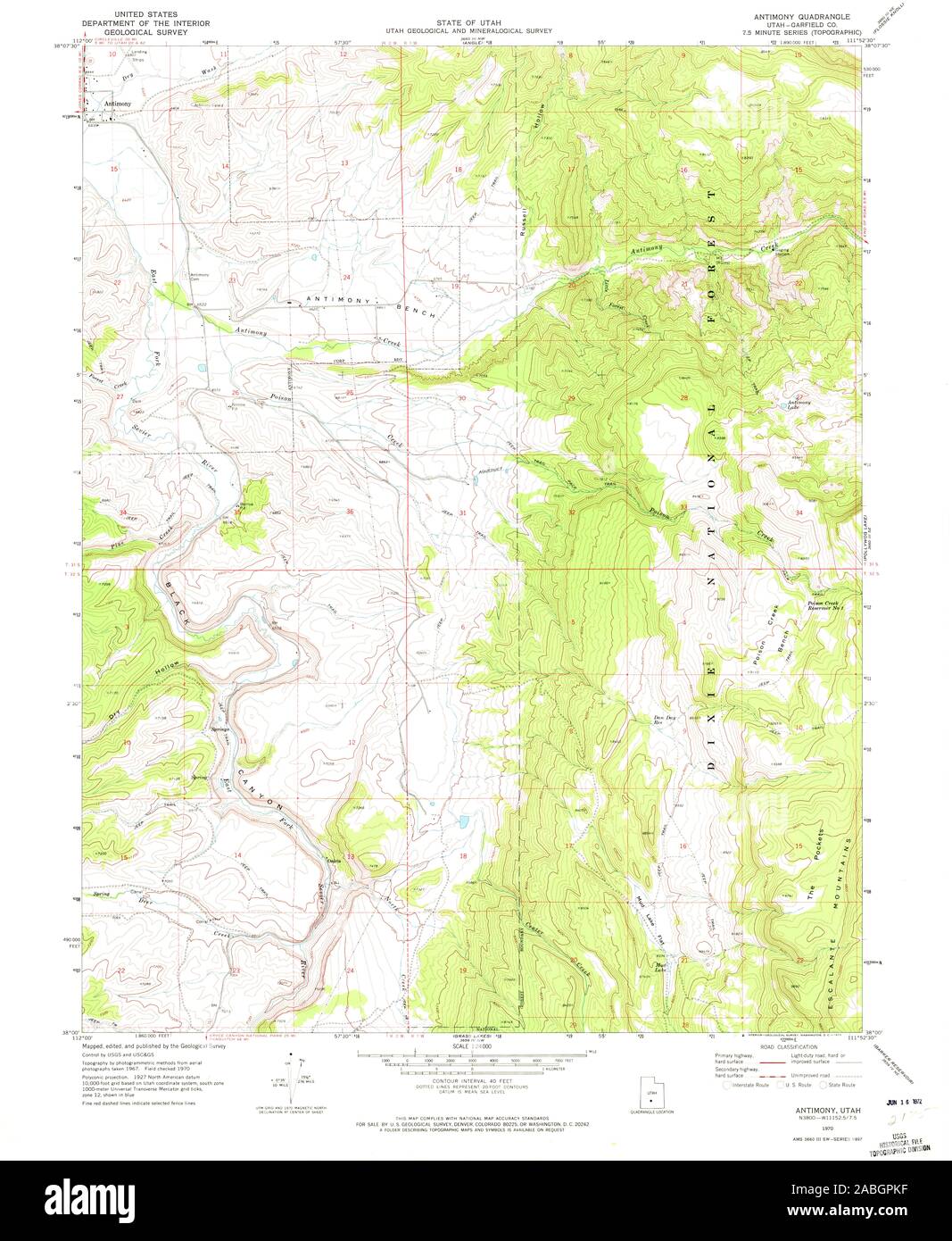 Map of antimony hires stock photography and images Alamy