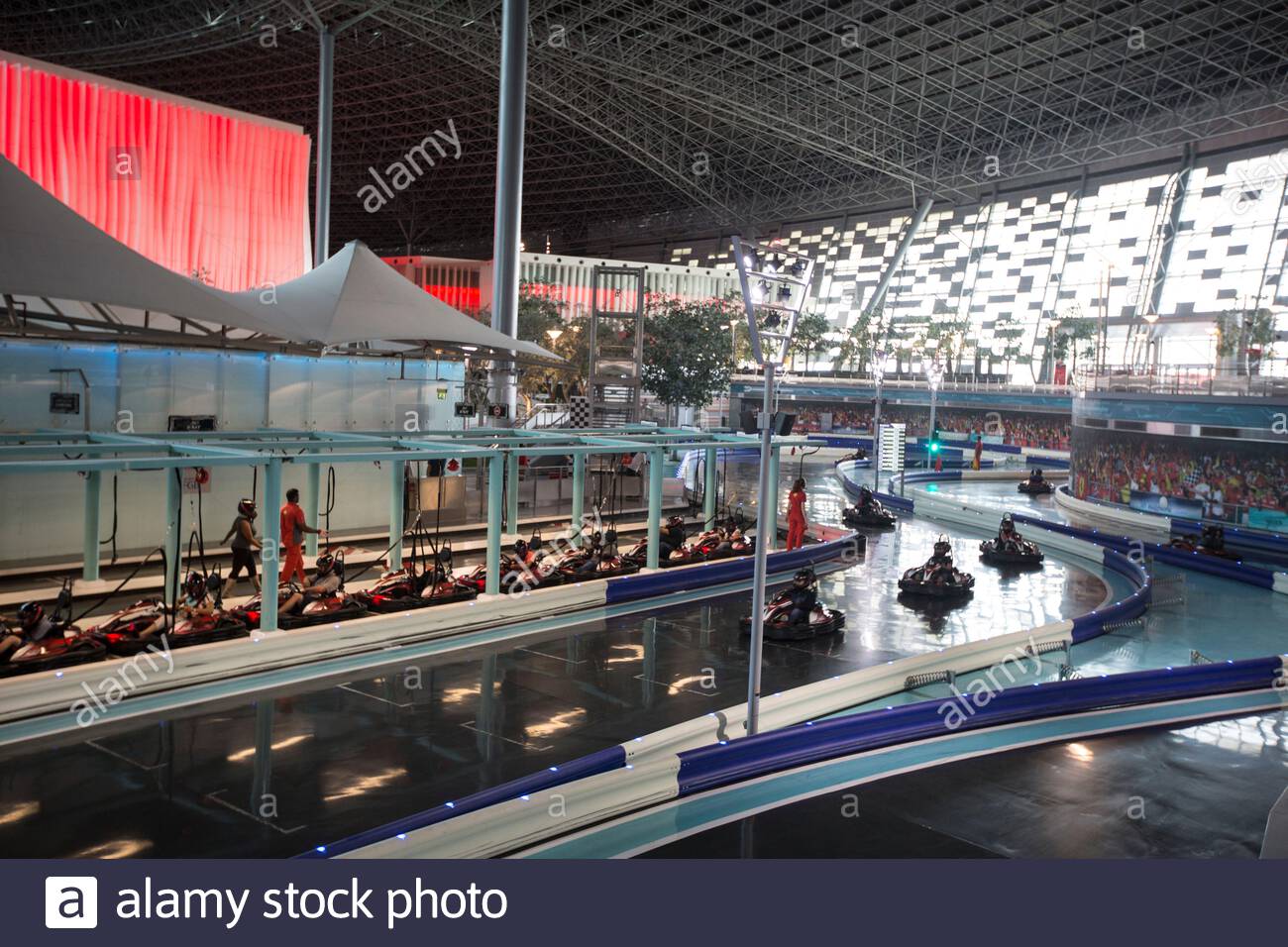 Go Kart Indoor Stock Photos Go Kart Indoor Stock Images Alamy